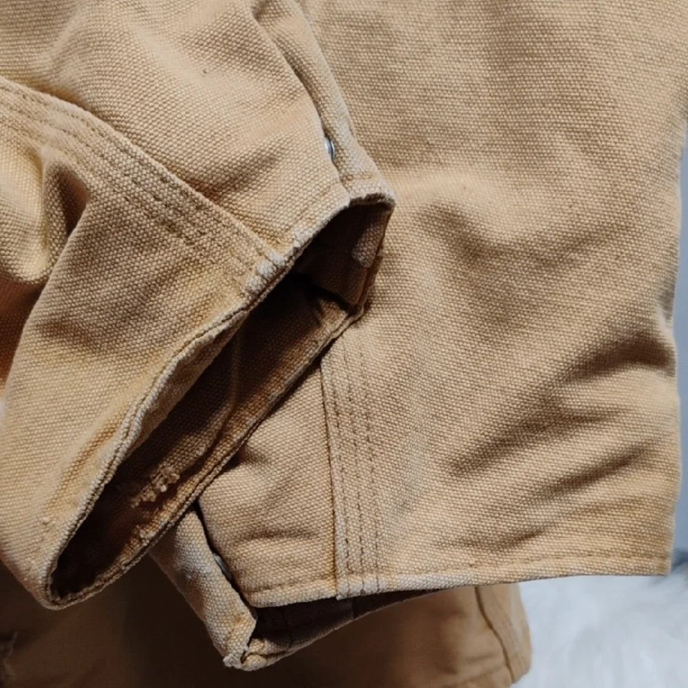 Carhartt Tan Men's Field Blanket Lined Duck Hunting Vtg Jacket (BX81) - Picture 11 of 11